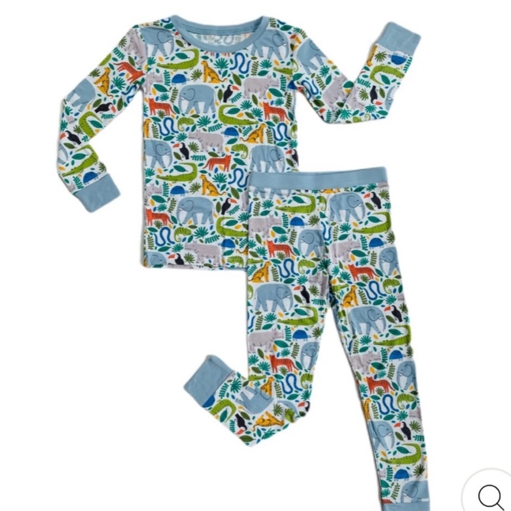 Little Sleepies Jungle print 2 piece